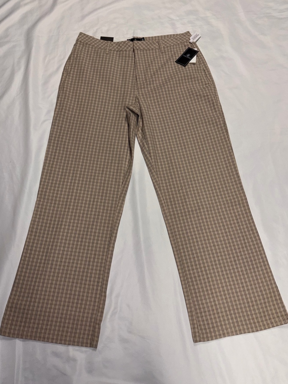 Volcom Beige and Black Striped Casual Pants. lot B